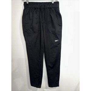 Men's Reebok Slim BLACK‎ Active Lightweight Mesh Active Jogger Pants Size Small